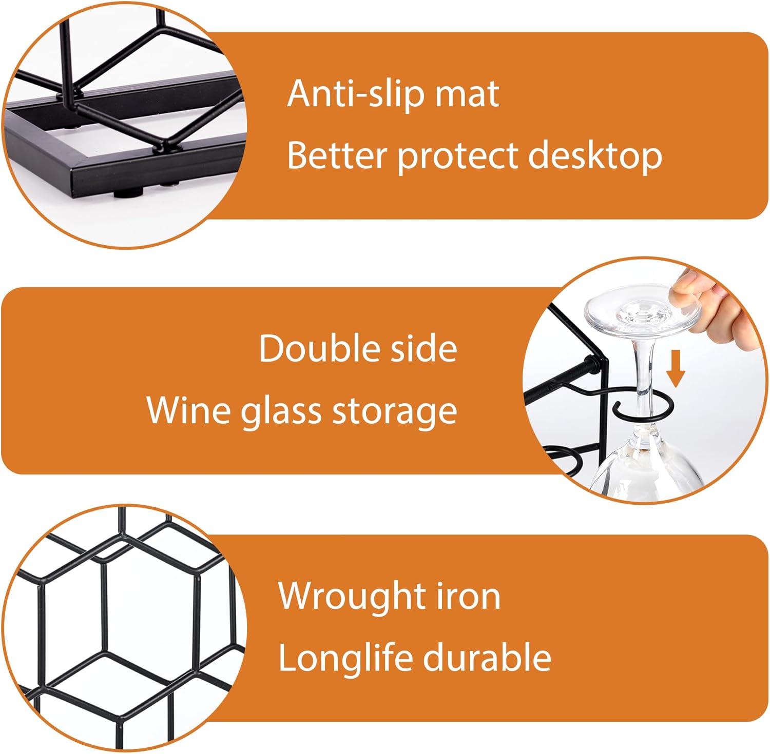 Vatakein 14 Bottle Tabletop Wine Rack