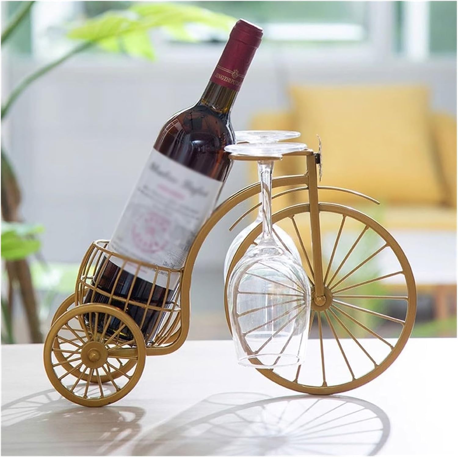 IBONSON Inverted Wine Rack Table Decoration