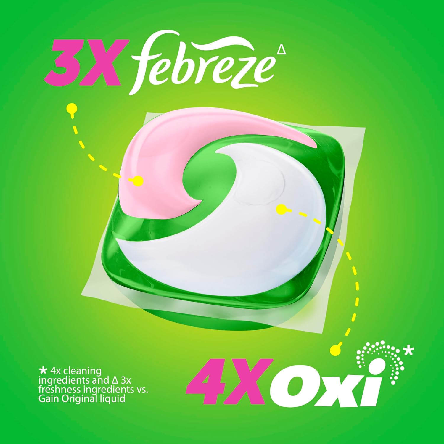 Gain Super Sized Flings Laundry Detergent Pacs