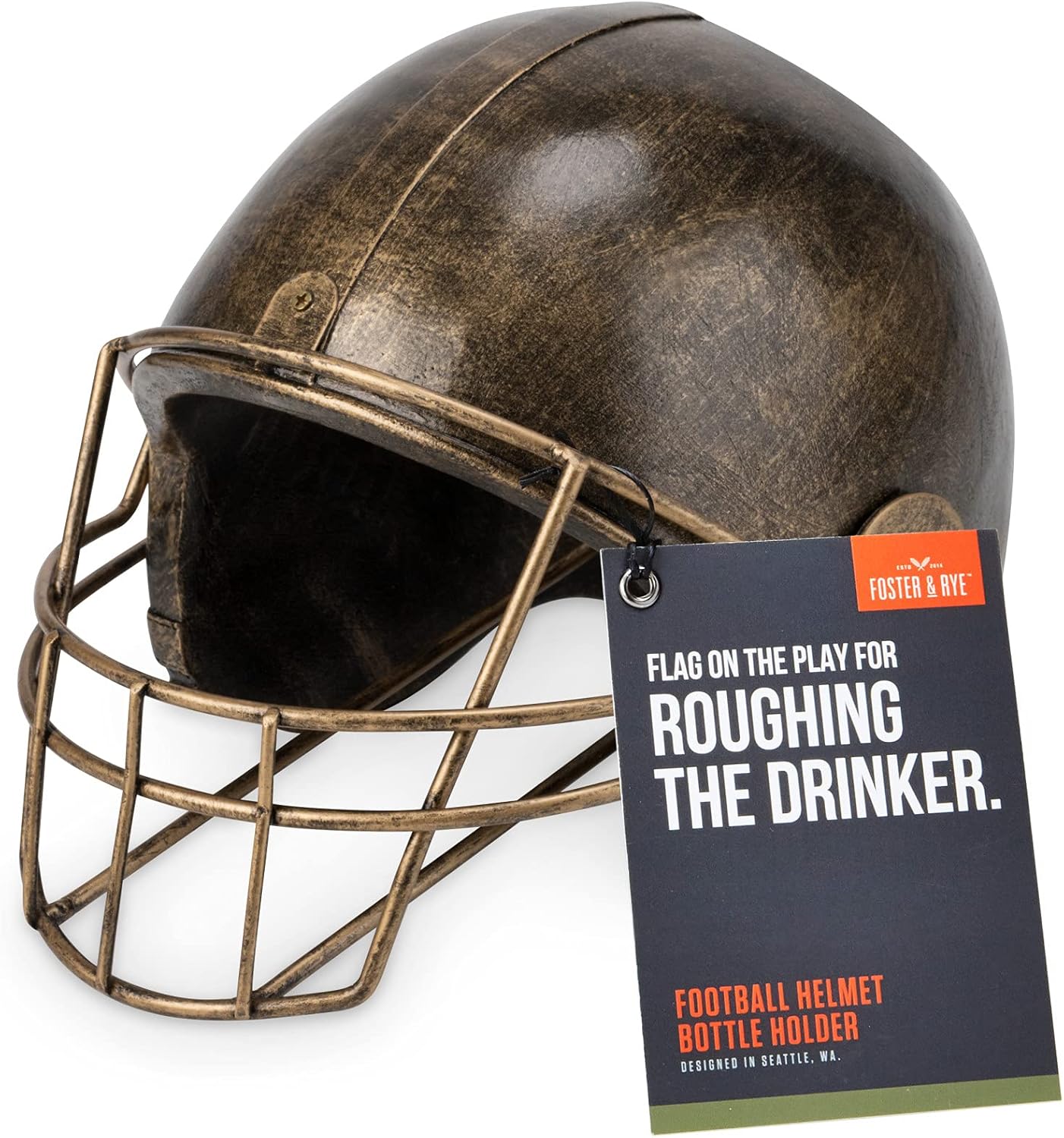 Foster Rye Football Helmet Bottle Holders Metallic