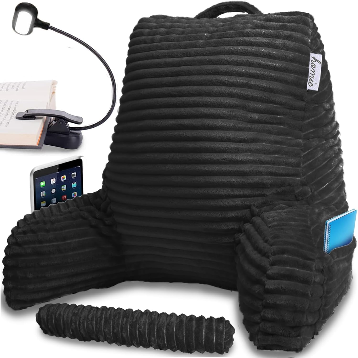 Homie Reading Pillow with Light and Wrist Support