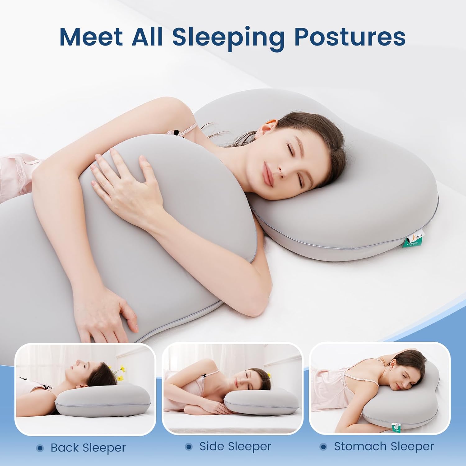 Elegear Cooling Pillow for Neck Pain Relief