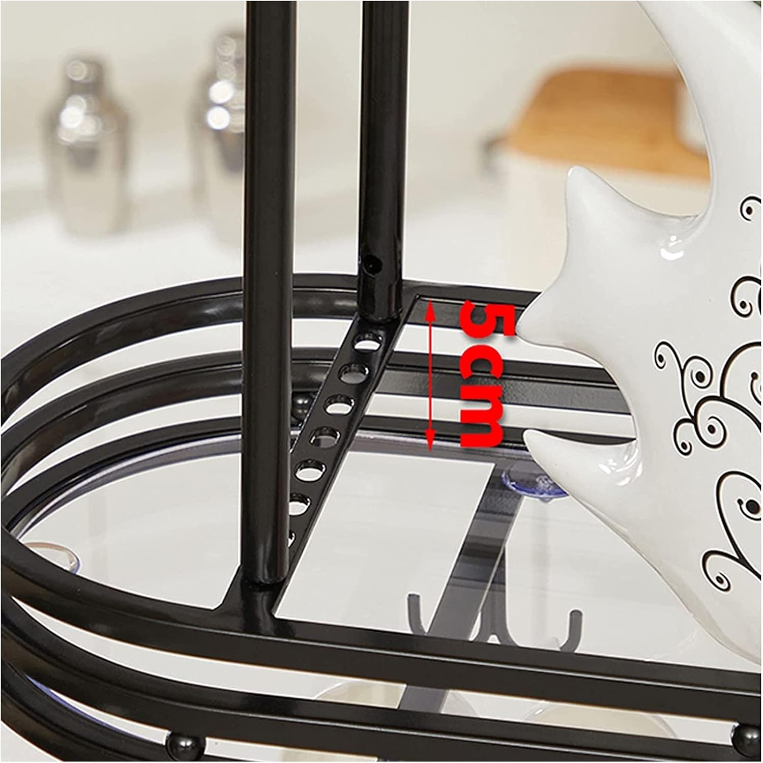ALDEPO Wine Rack Upside Down Ceiling Holder