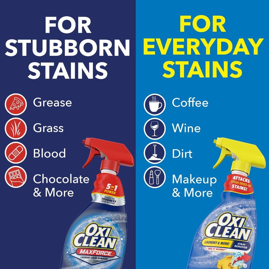 OxiClean Max Force Laundry Stain Remover Spray Refill 48 fl oz