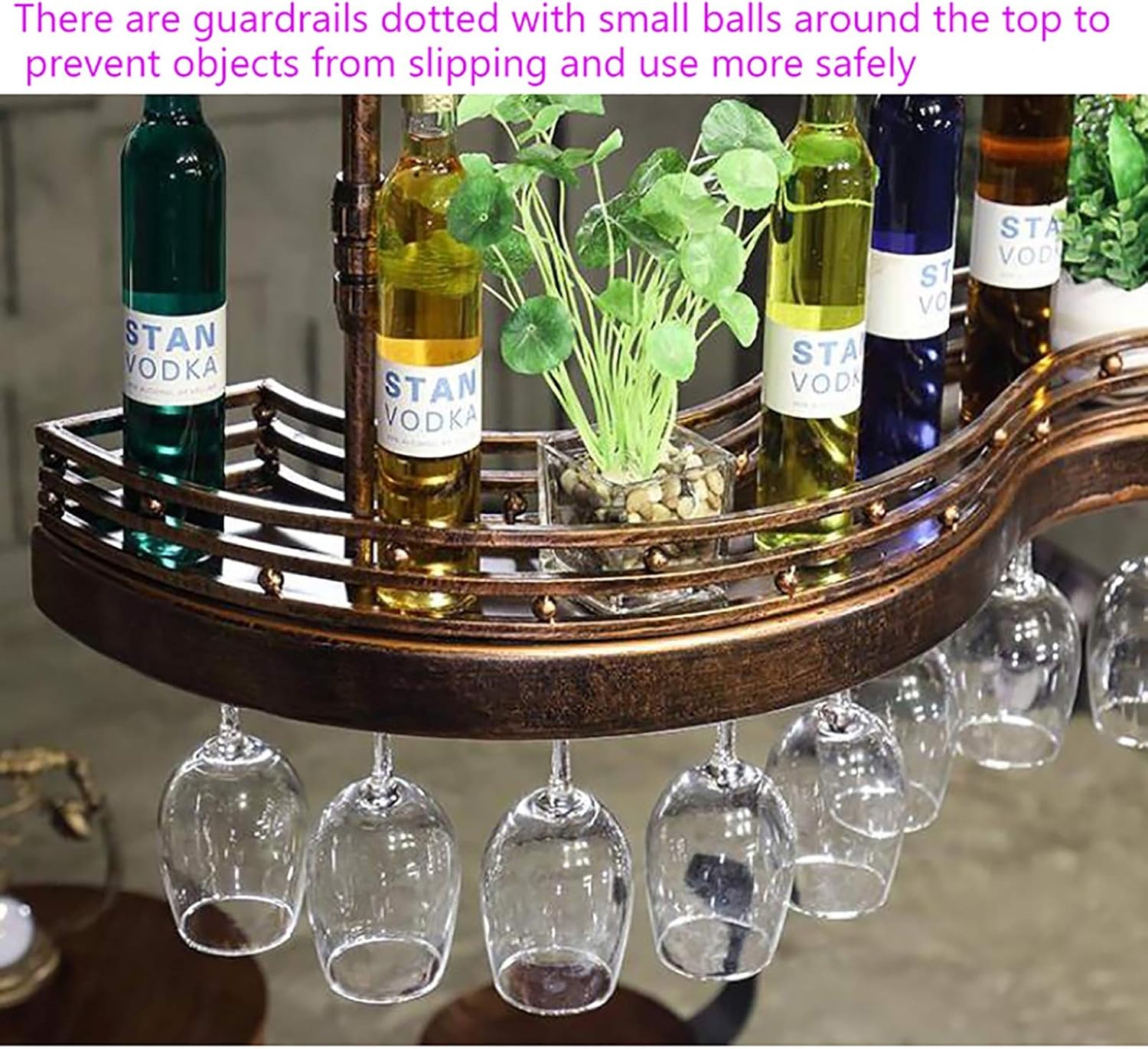 SDdPulse Wall-Mounted Wine Racks 60cm