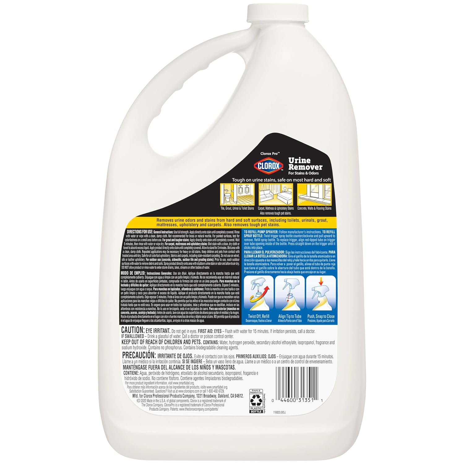 CloroxPro Urine Remover 128 Ounces Refill