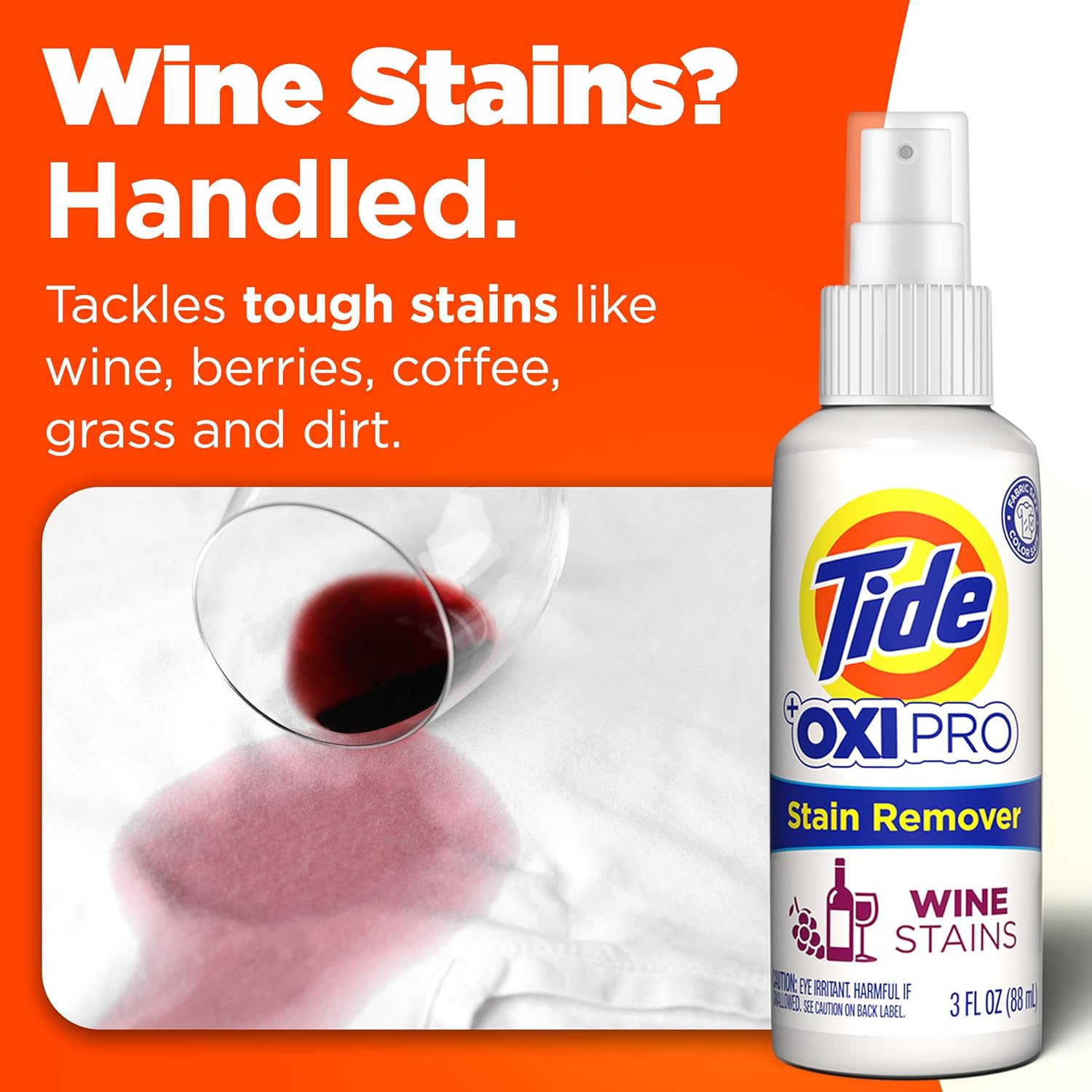 Tide Stain Remover Pack - Wine Blood Grease Stain Solution