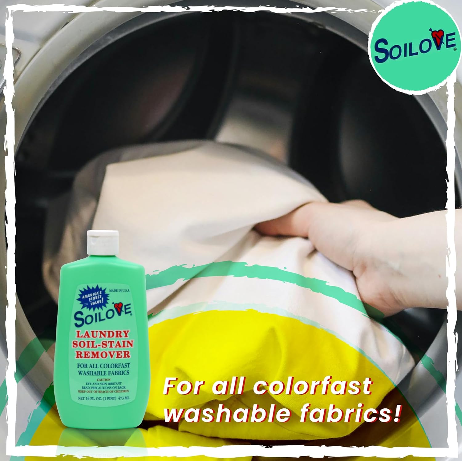 SOILOVE Stain Remover 128oz Triple-Acting Powerful Formula 1