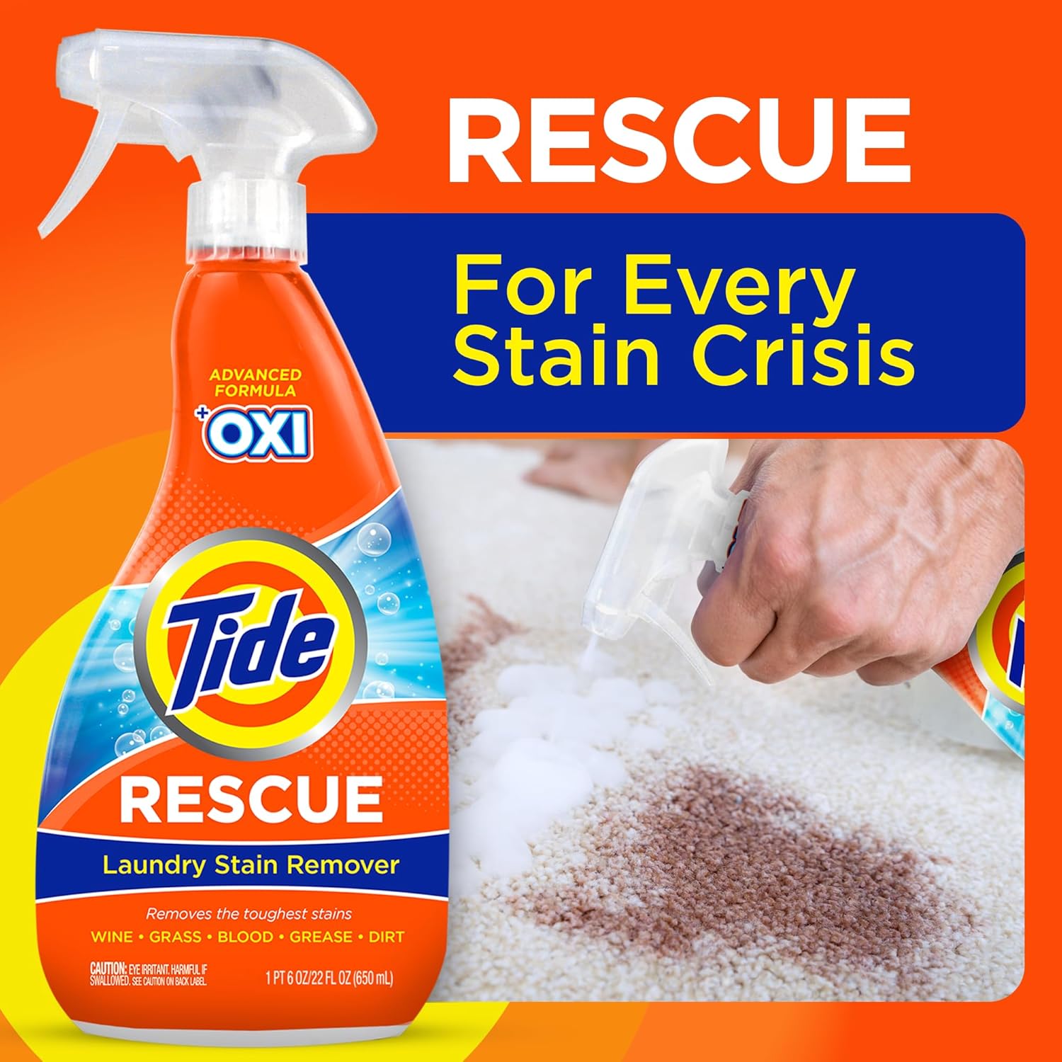 Tide Stain Remover Spray 3 Oz Pack of 3 1