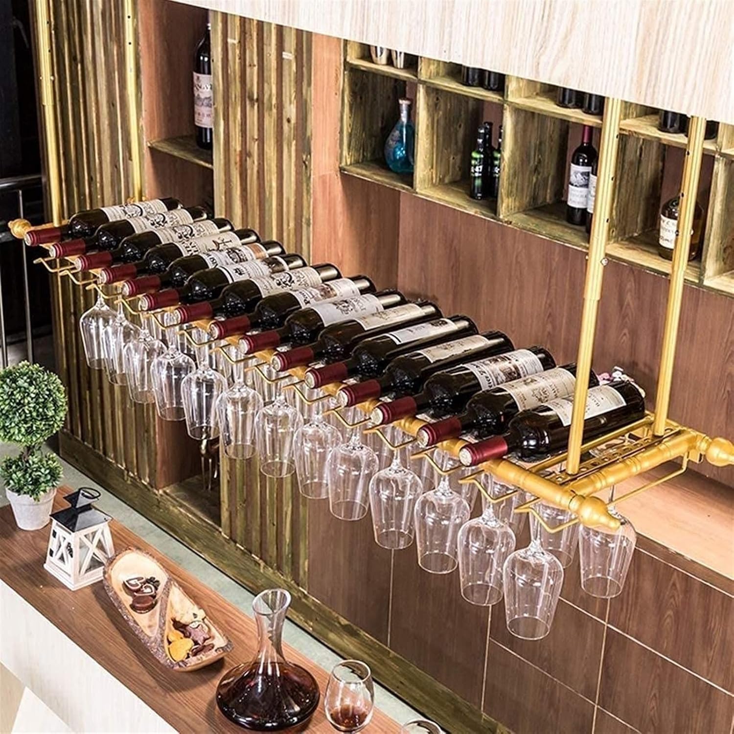 Pimex Adjustable Wall Wine Rack