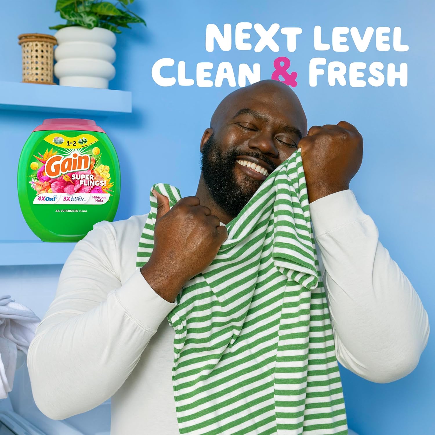 Gain Super Sized Flings Laundry Detergent Pacs