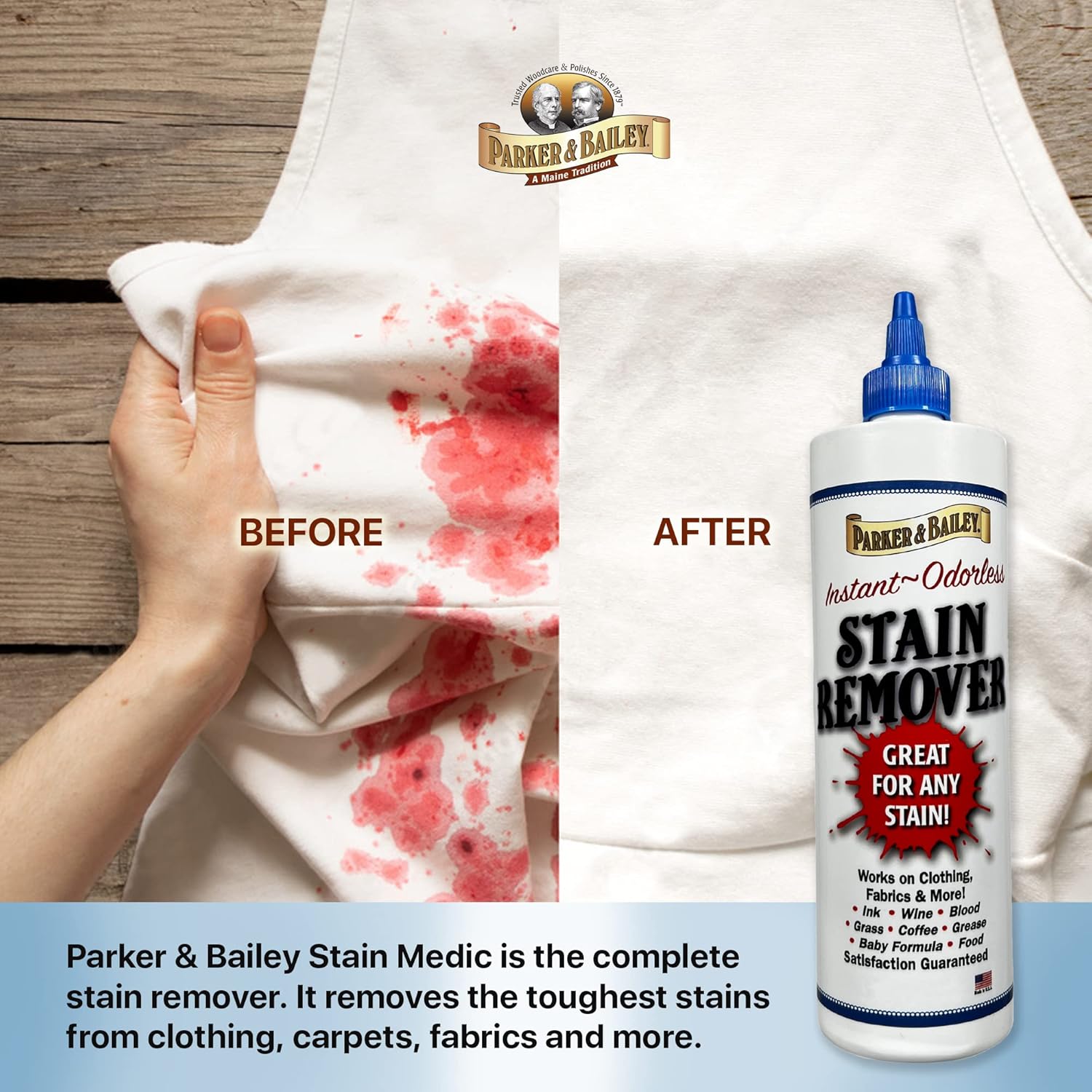 Parker Bailey Liquid Stain Remover - 8oz