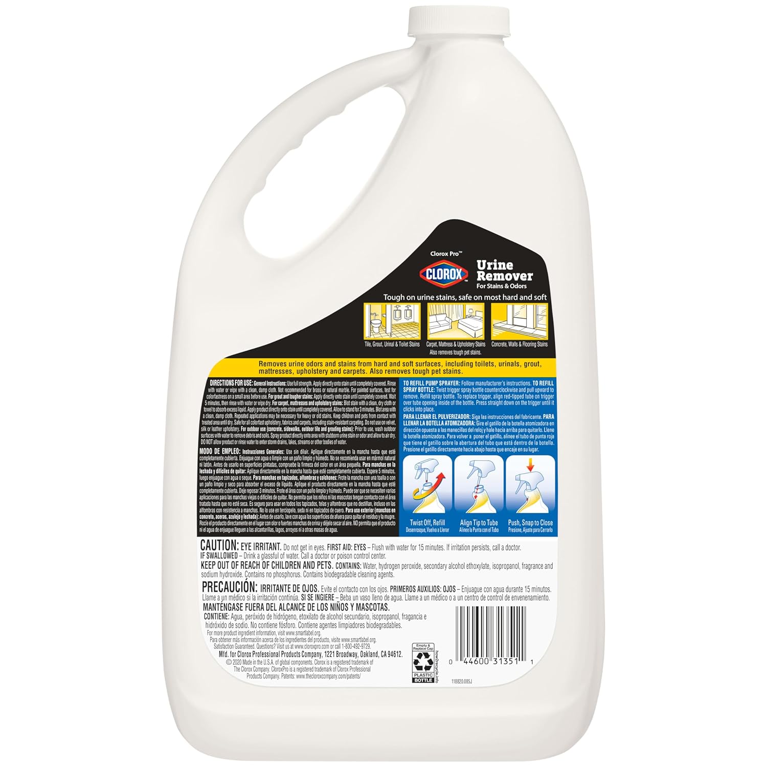 CloroxPro Urine Remover 128 Ounces Refill