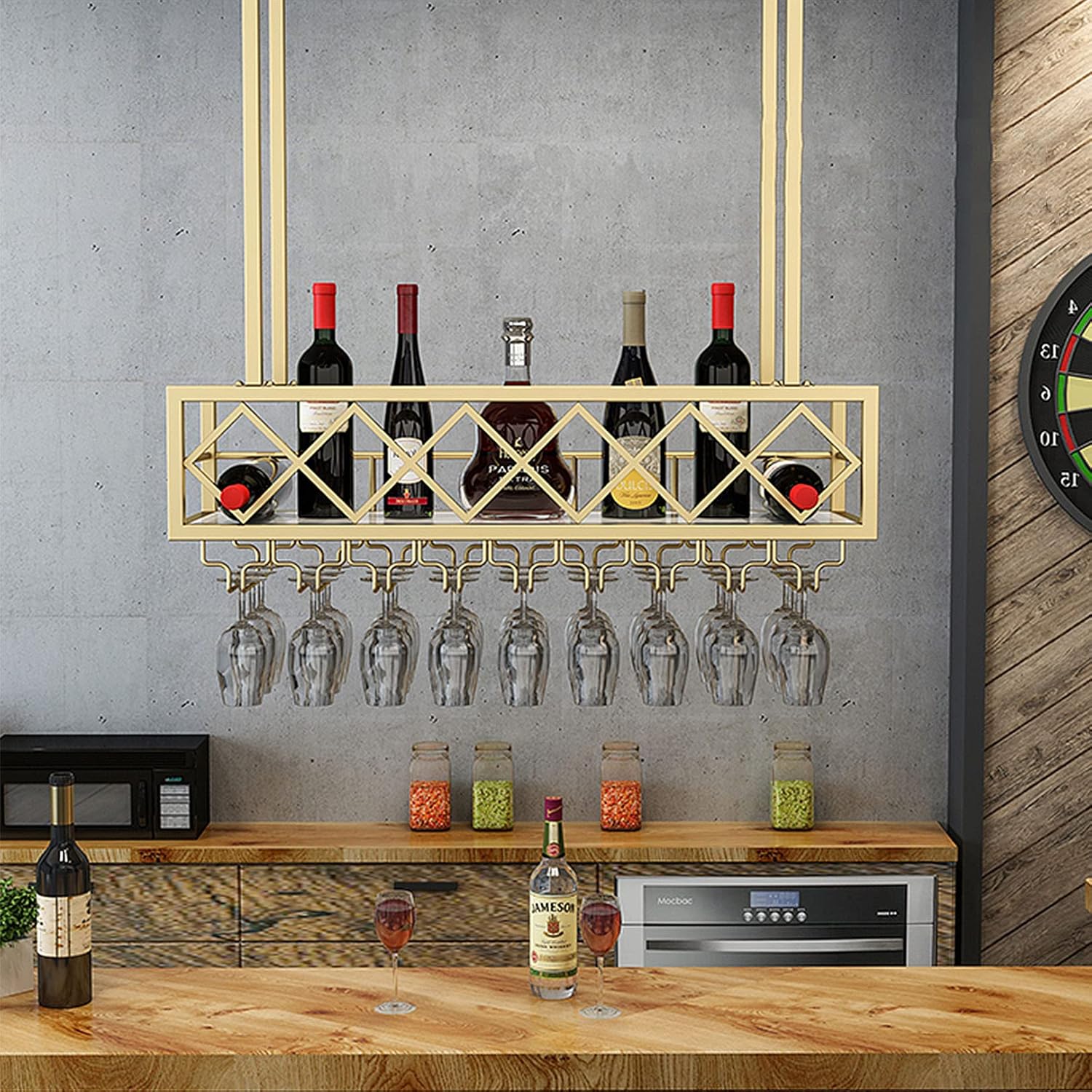 GoodBZ 2-in-1 Heavy Duty Wine Rack