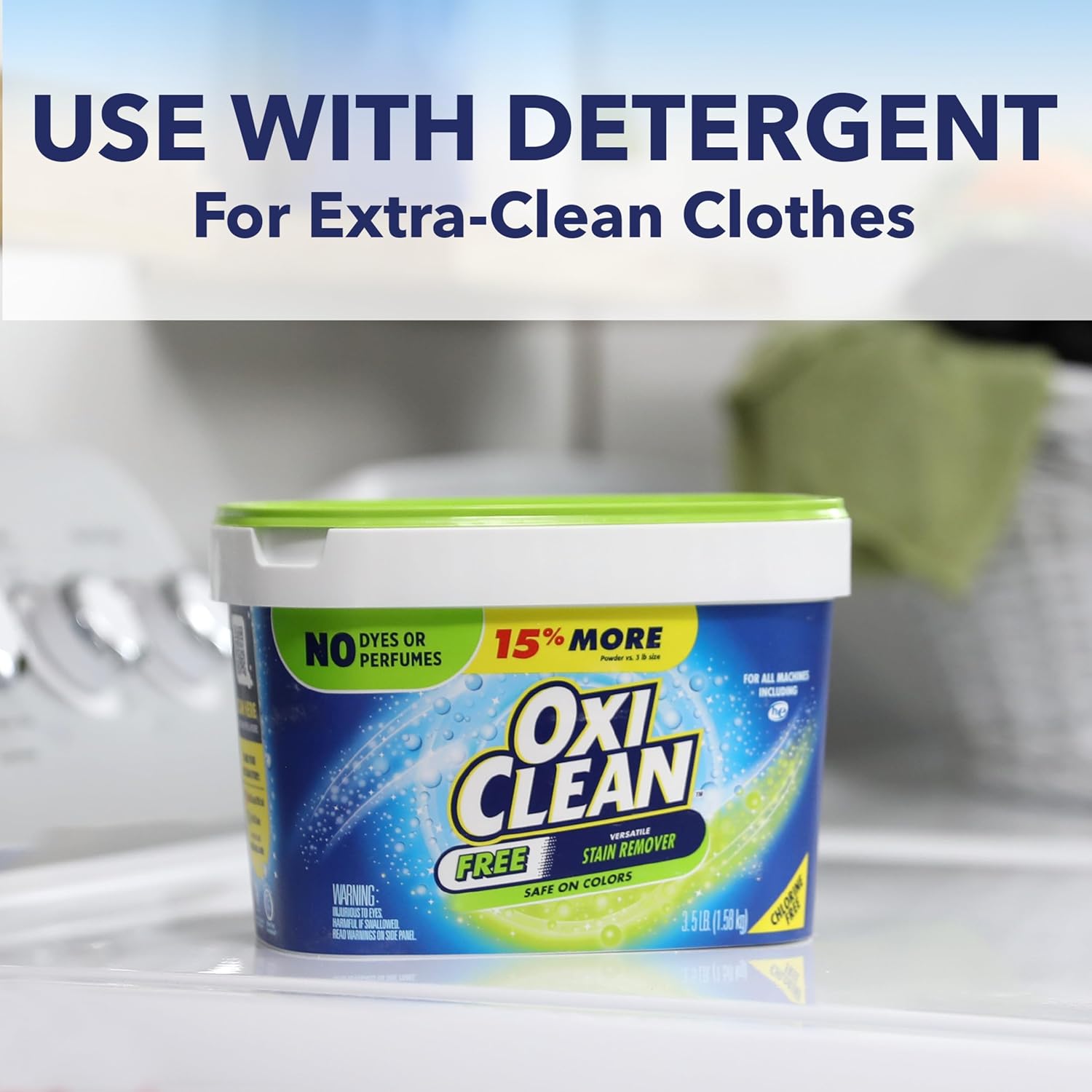 OxiClean Free Versatile Stain Remover Powder 3 lb 1