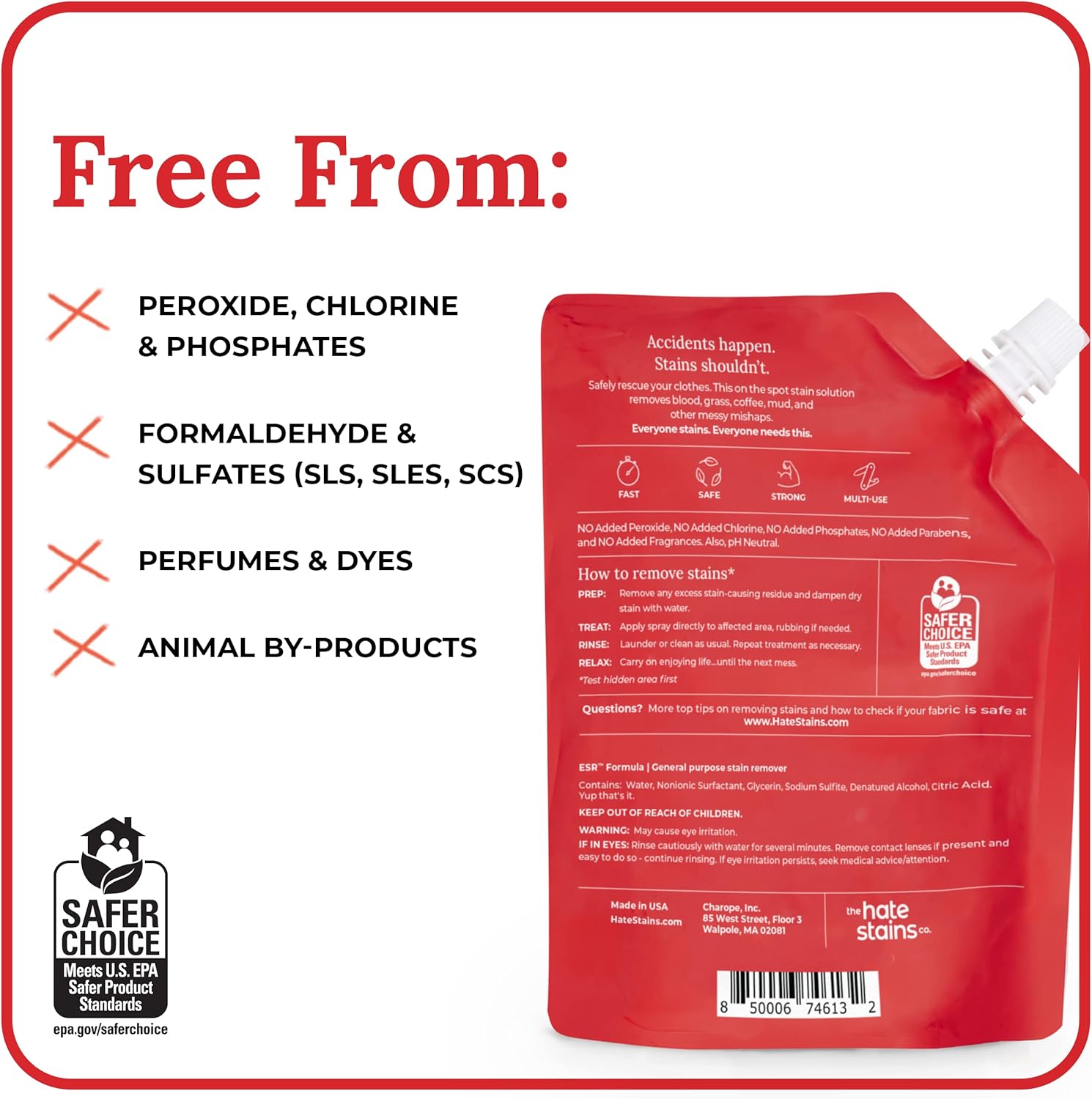 Emergency Stain Rescue 16oz Refill Pouch 1