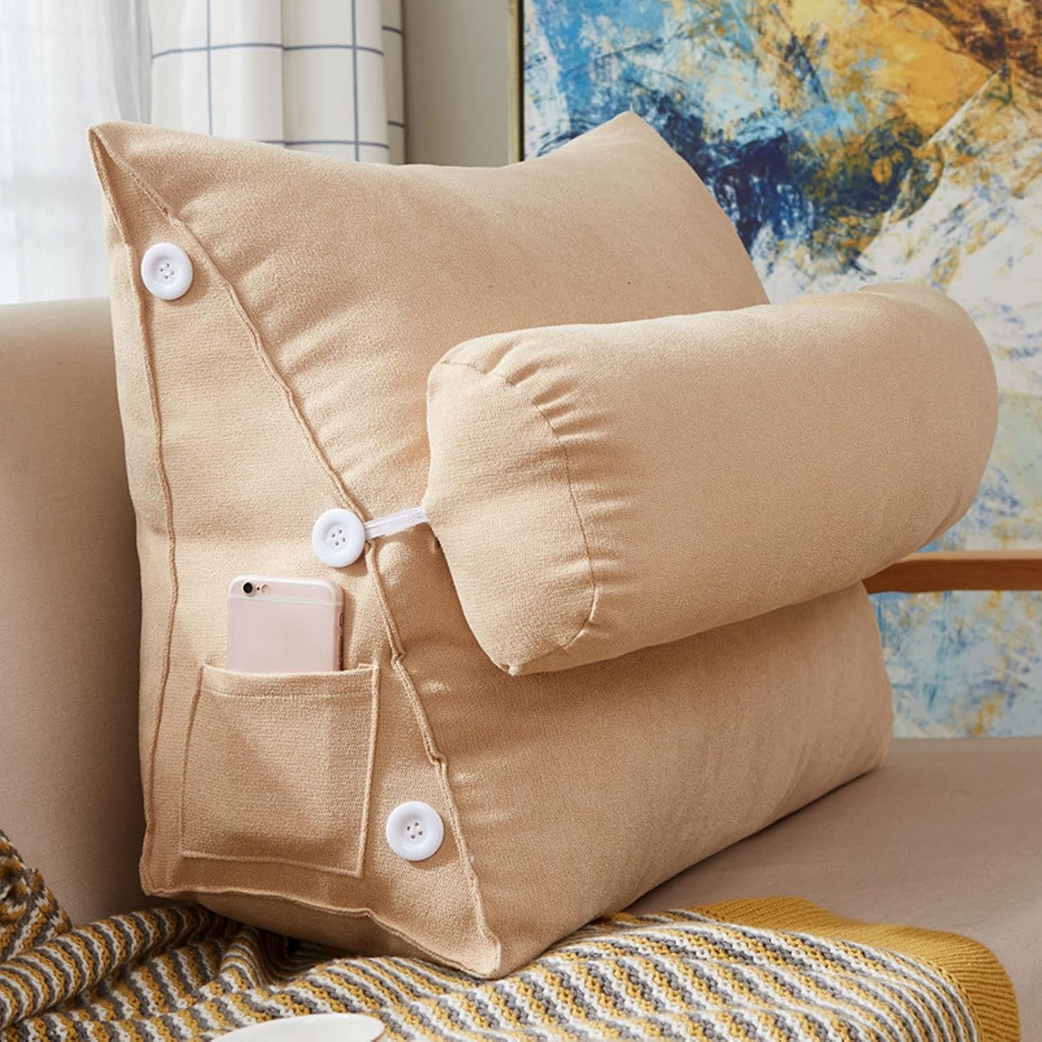 Karnado Wedge Pillow for Back Support and Comfort