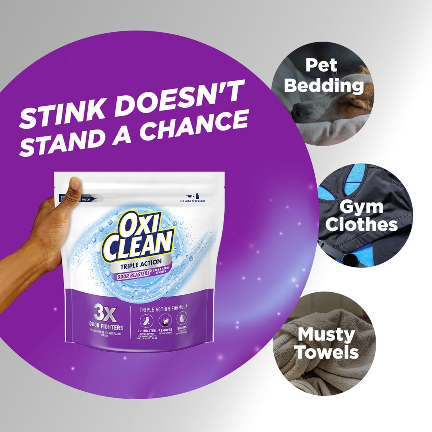 OxiClean Triple Action Odor Blasters 65 Lbs