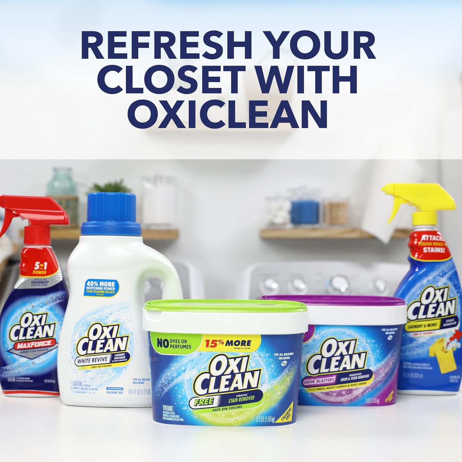 OxiClean Free Versatile Stain Remover Powder 3 lb 1
